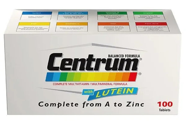 Centrum - With Lutein Tablets 100